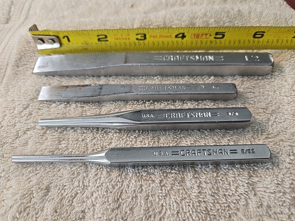 Craftsman punch and chisel set