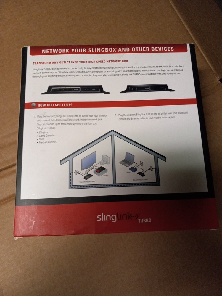 Network Hub- Converts House Plug Into Network