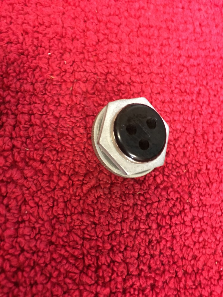 AMPHENOL 91-PC3M 3 PIN MICROPHONE RECEPTACLE PLUG