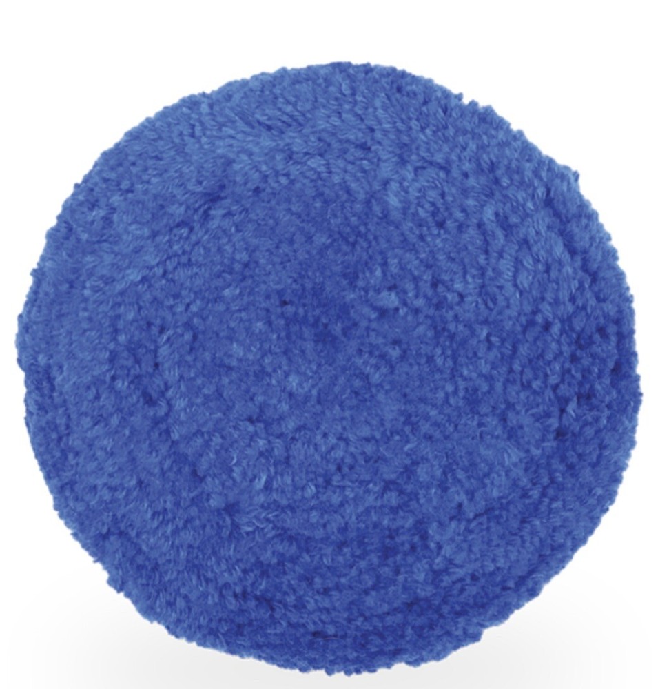 (2) CARWORX Buffing Compound Pad Wool 8" Diameter Cutting Pad Hook & Loop Lot