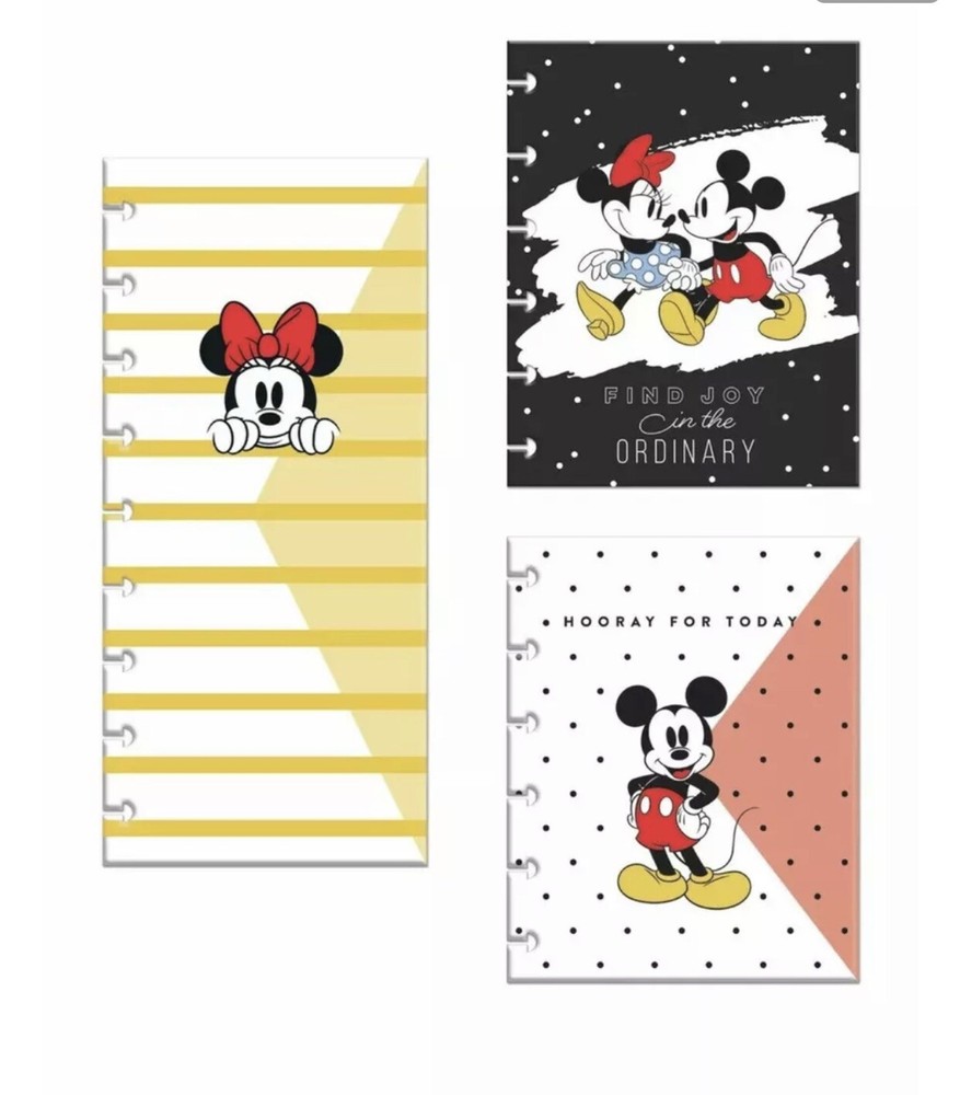 The Happy Planner Mickey Mouse and Minnie Mouse Snap In Envelopes - 3 Pack