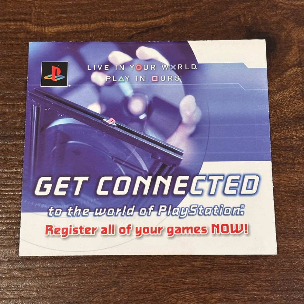 Get Connected Insert Playstation Underground Two PS2 Manual Only