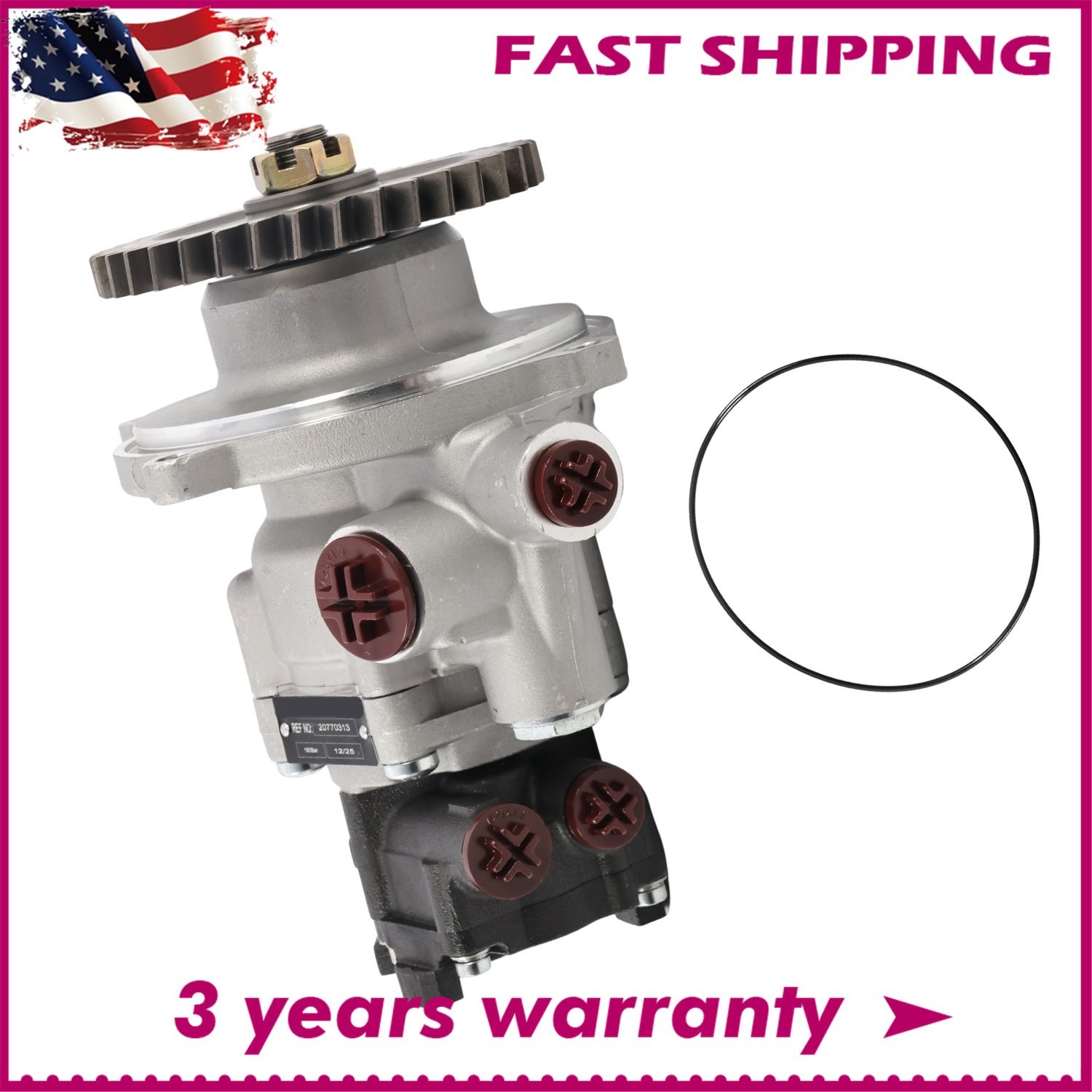 Power Steering ＆ Fuel Pump for Mack MP7/MP8-Volvo D11/D13 20770313