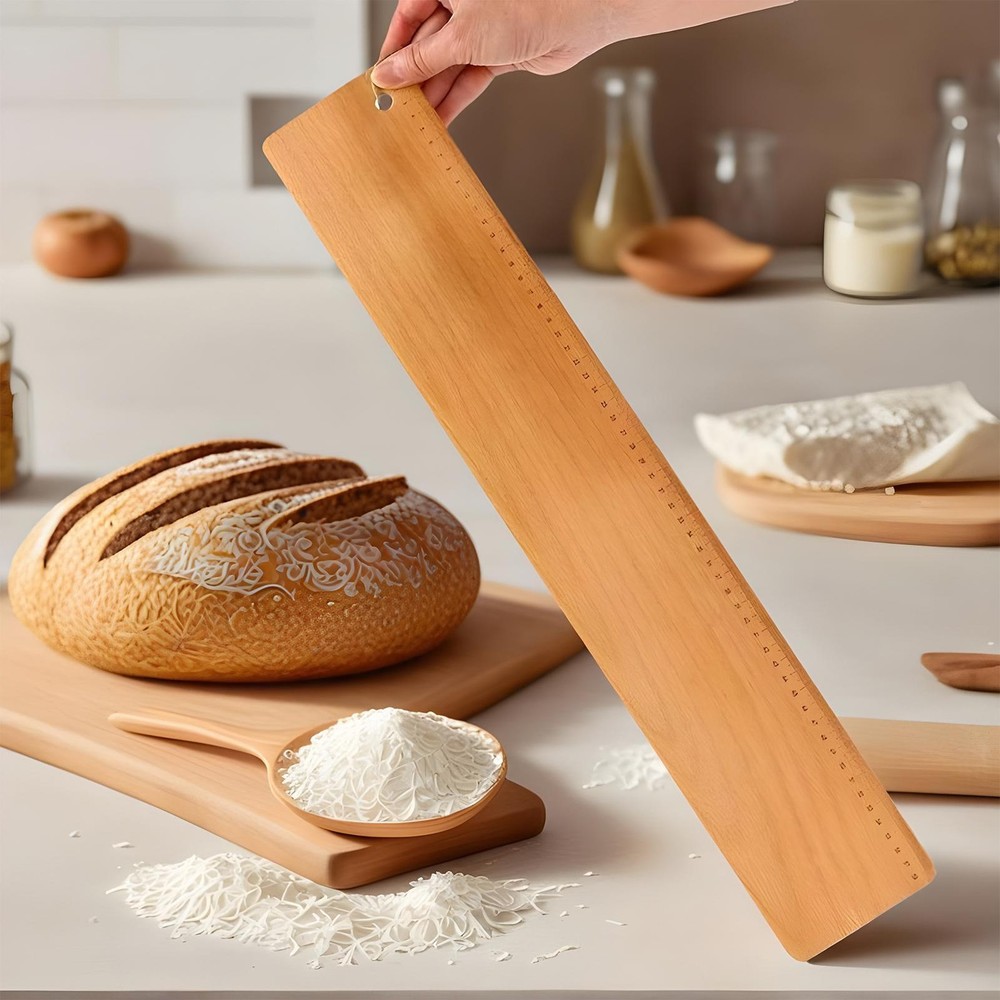 Bread Transfer Peels 58cm with Measurement Baking Tools Long Bread