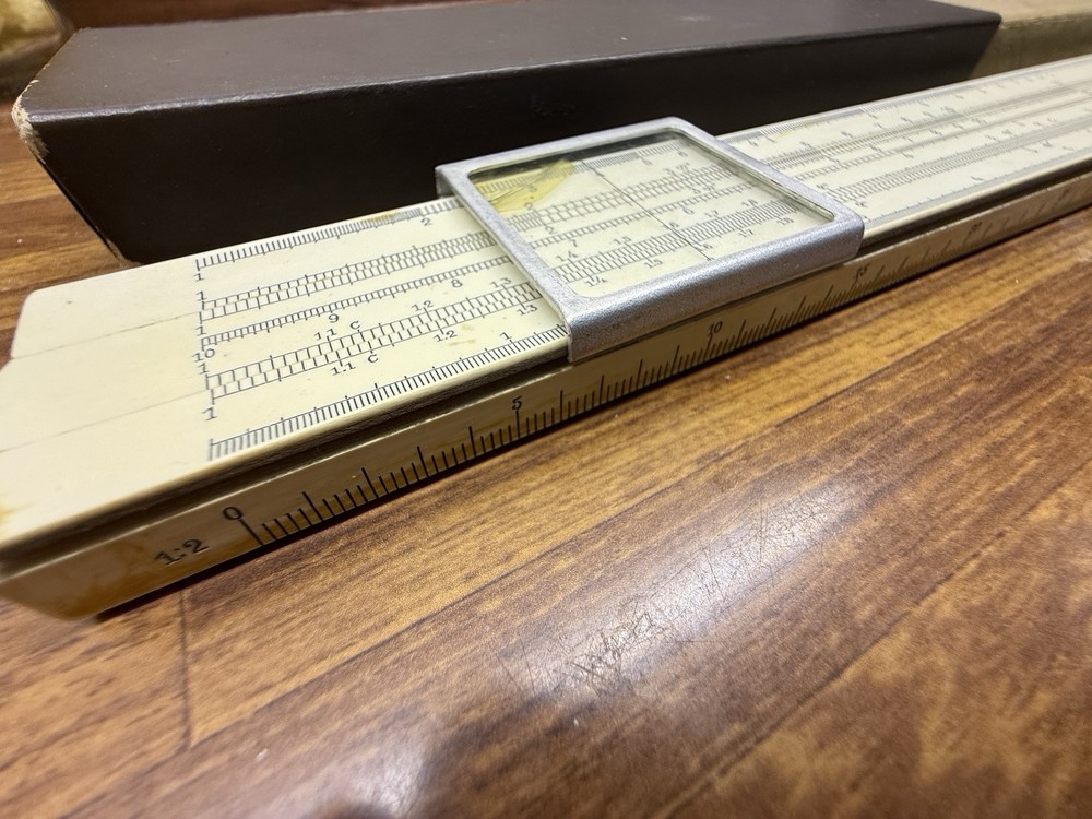 Original USSR Engineering Slide Ruler 1959 with Case