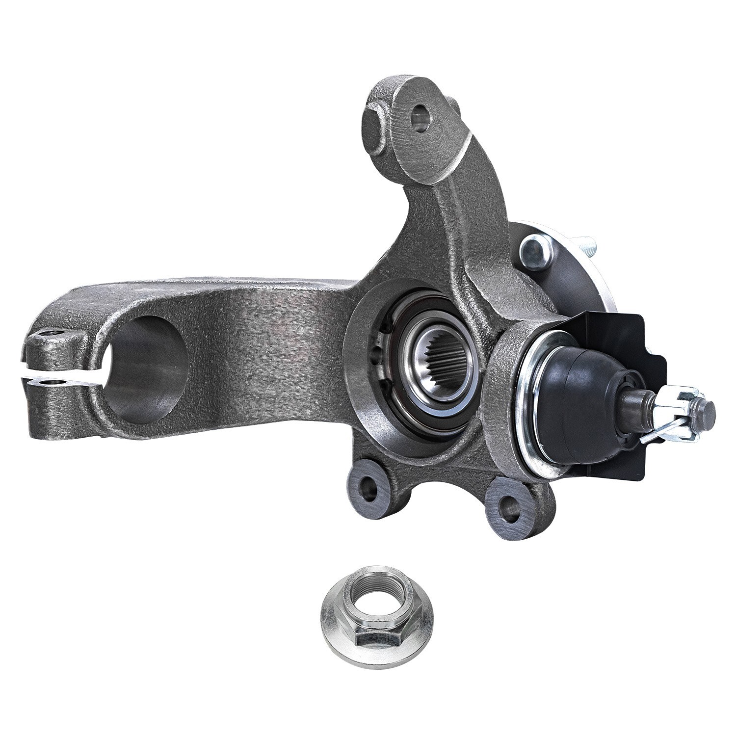 Front Steering Knuckles Wheel Hub Bearings for 2010 - 2013 Ford Transit Connect