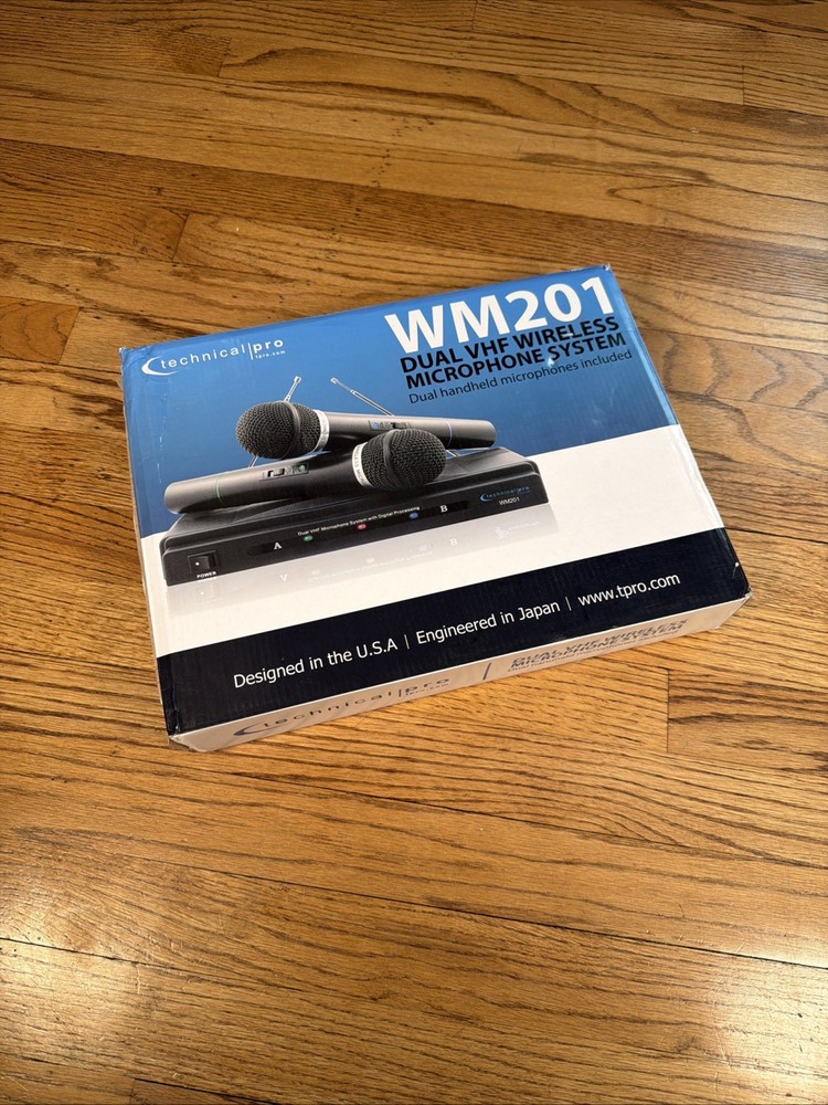 Technical Pro WM201 Dual VHF WIRELESS Microphone System