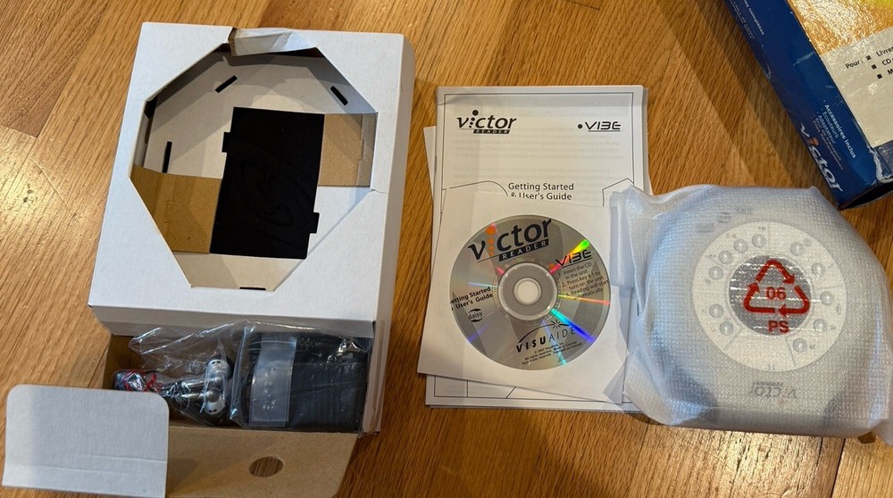 Human Ware Victor Reader Vibe CD MP3 Player in Box