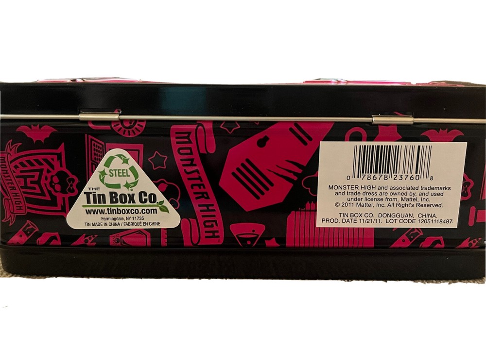 monster high tin box vintage