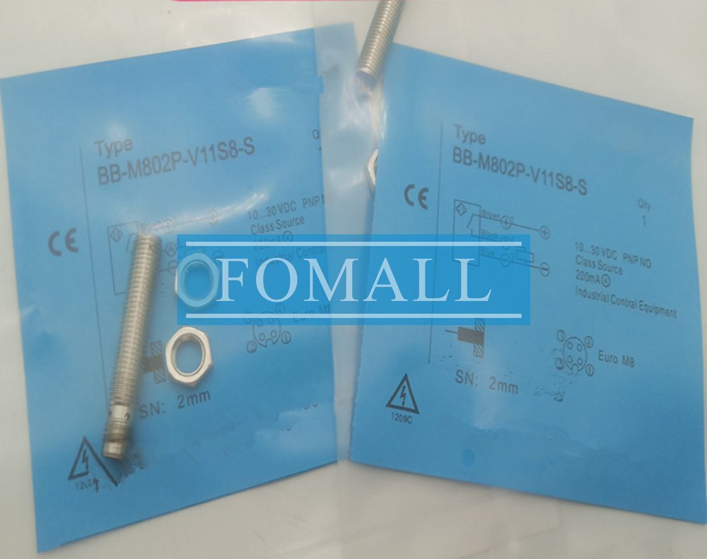 1Pcs New proximity Switch Sensor BB-M802P-V11S8-S