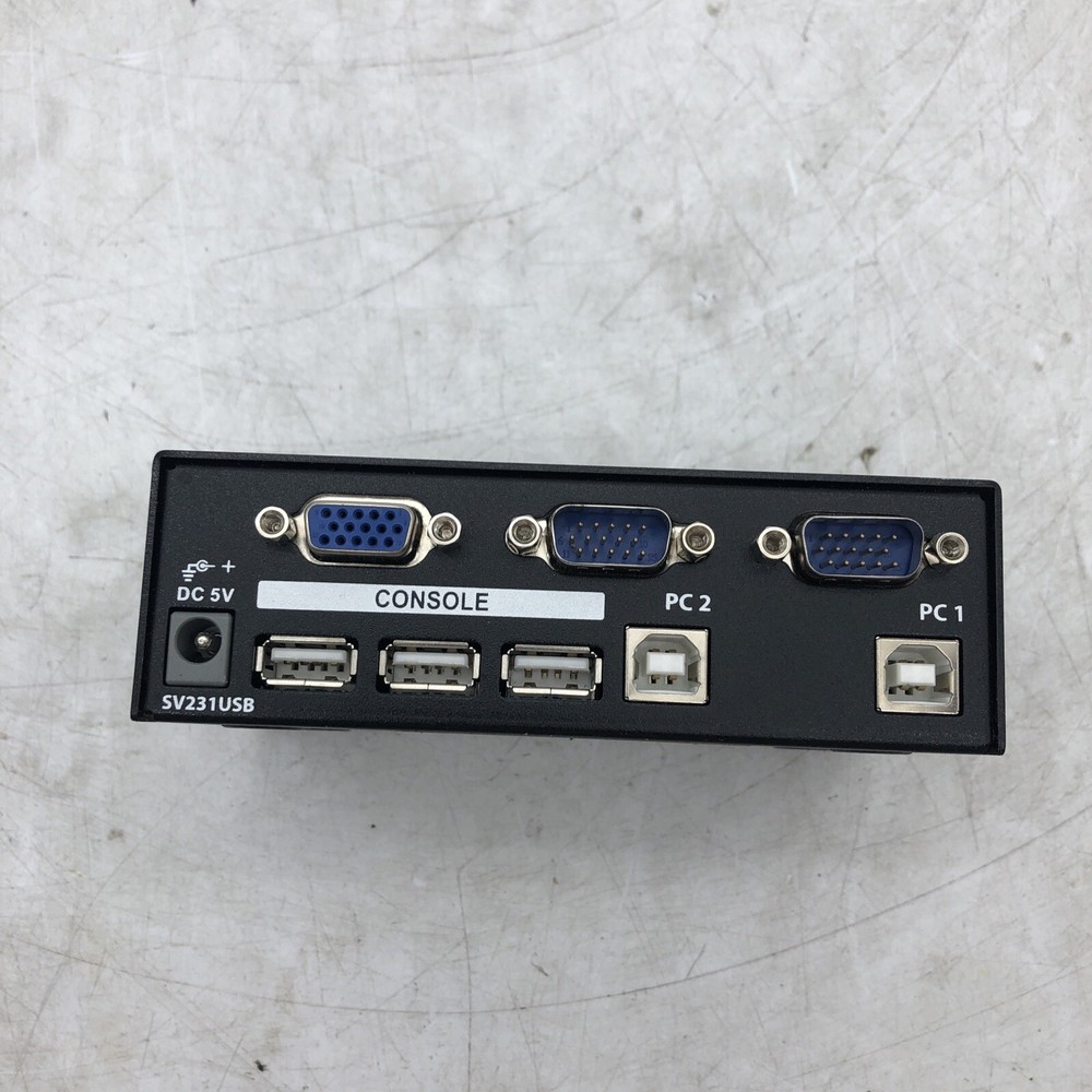 StarTech.com SV231DDVDUA 2-Ports External KVM Switch SV231DDVDUA POWER TESTED