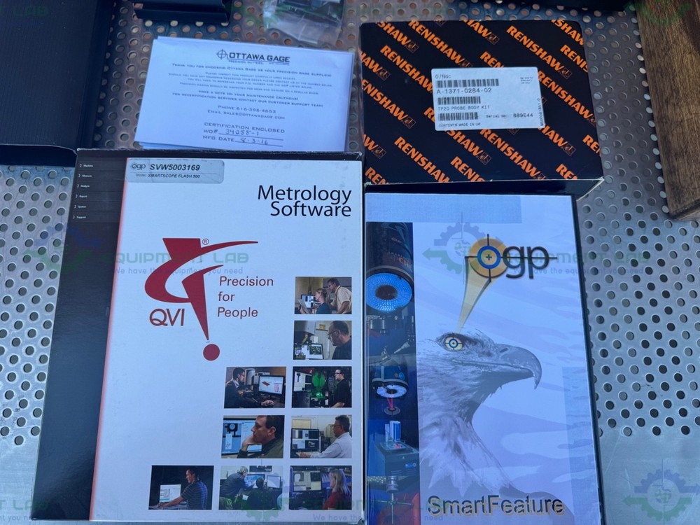 OGP Smartscope Flash 500 Multisensor Video Measuring System w/ Extra Parts
