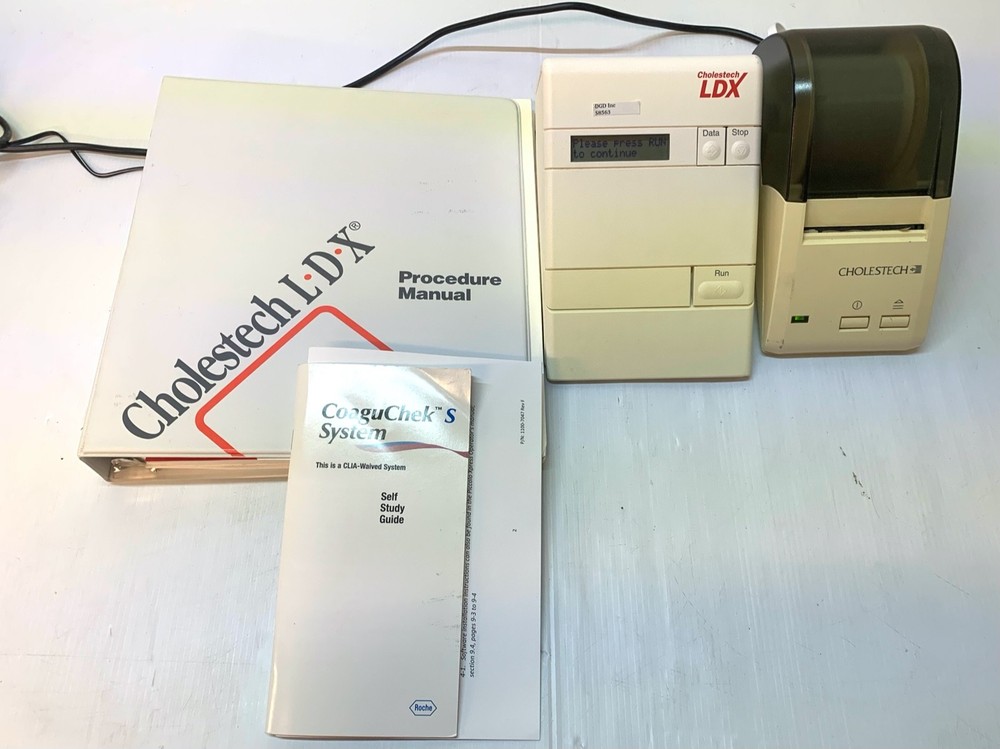 Cholestech LDX Analyzer & Printer With Manual & Instructions S8563