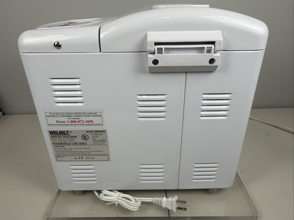 Welbilt The Bread Machine ABM4900 Automatic Bread Maker TESTED & WORKING