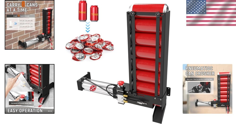 Powerful Air Cylinder Crusher