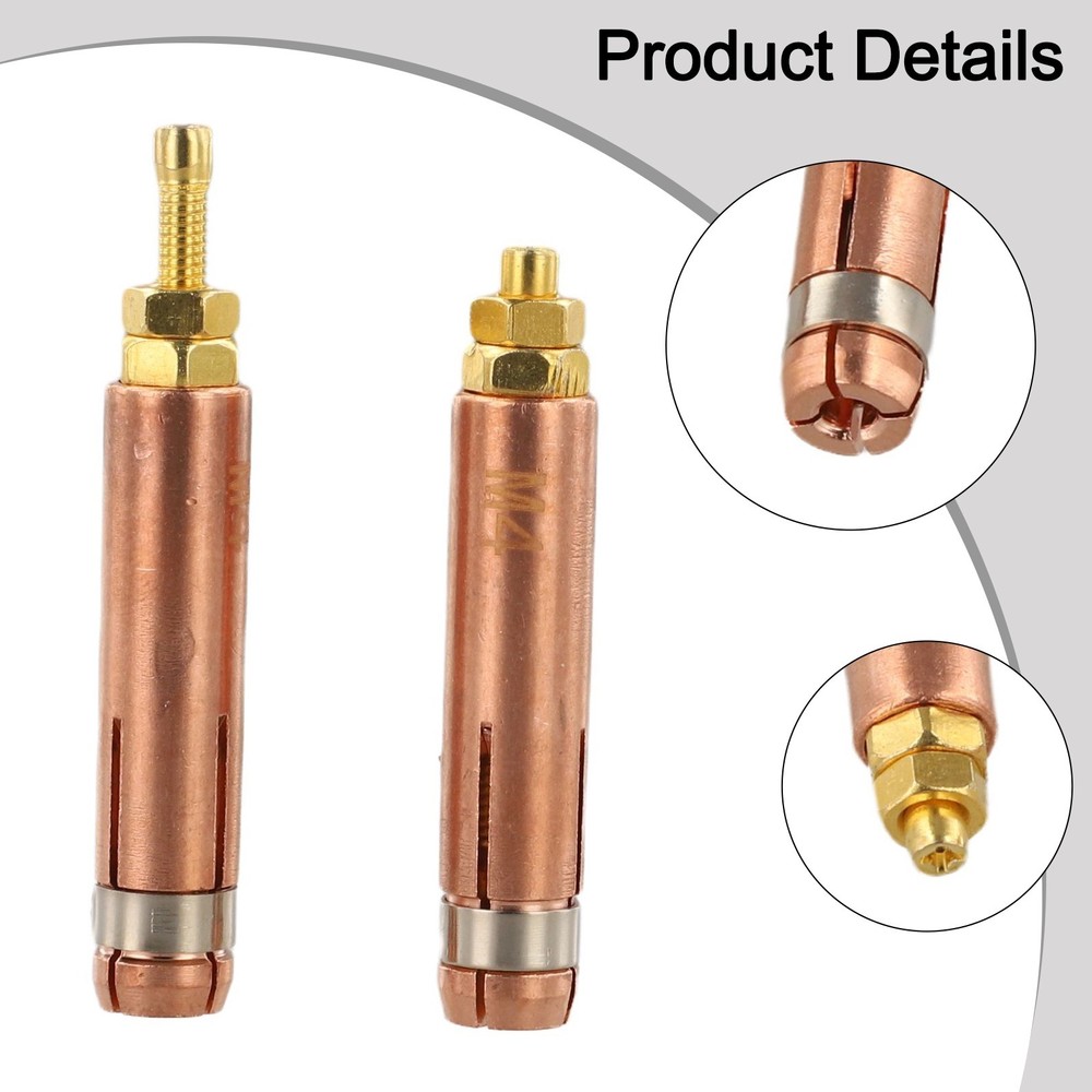 Collet Chuck for Capacitor Discharge CD Stud Welding Torch Copper 2pcs