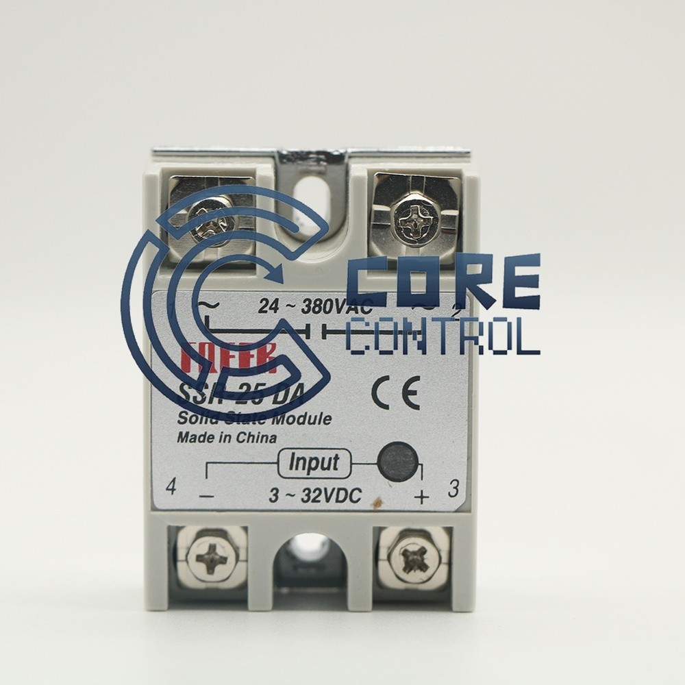 2PCS New SSR-25 DASingle Phase DC Control Solid State Relay FOTEH