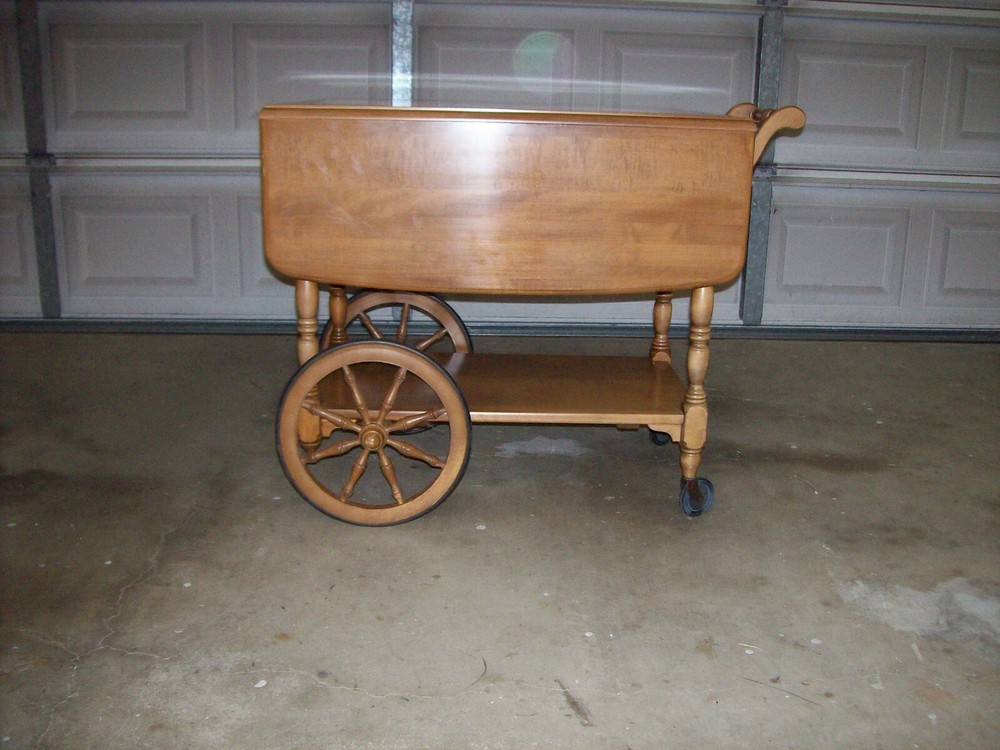 Ethan Allen Maple Tea Cart
