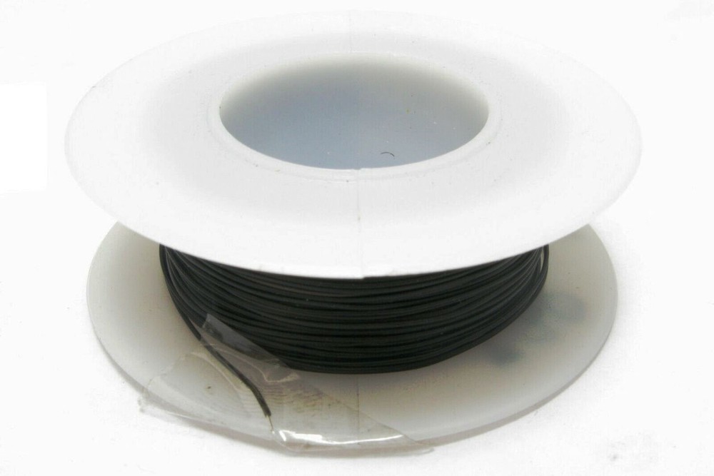 Kynar Wire Wrap Wire, 28AWG, 100ft Black