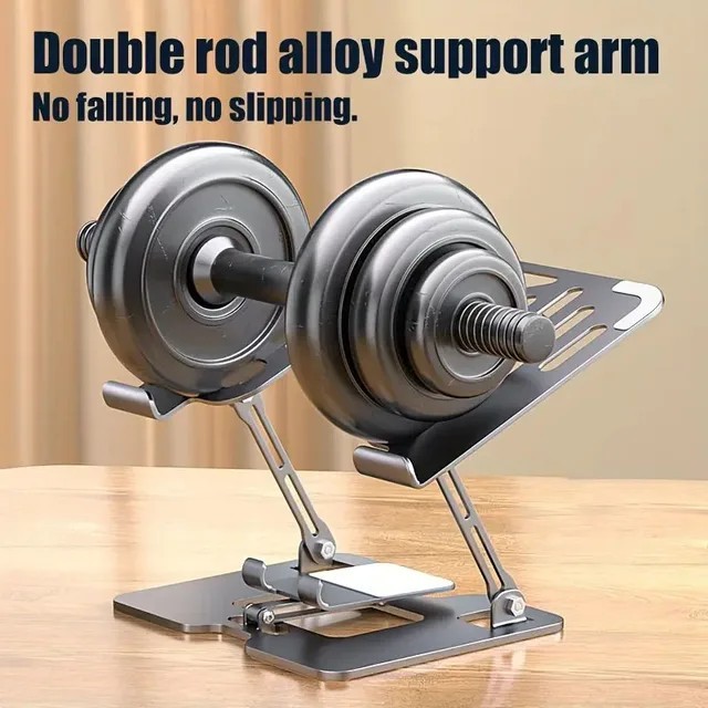 Adjustable Foldable Laptop Stand Aluminum Notebook Riser Computer Holder Desk