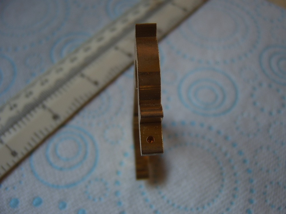 SOLID BRASS Carriage Clock Handle. NEW