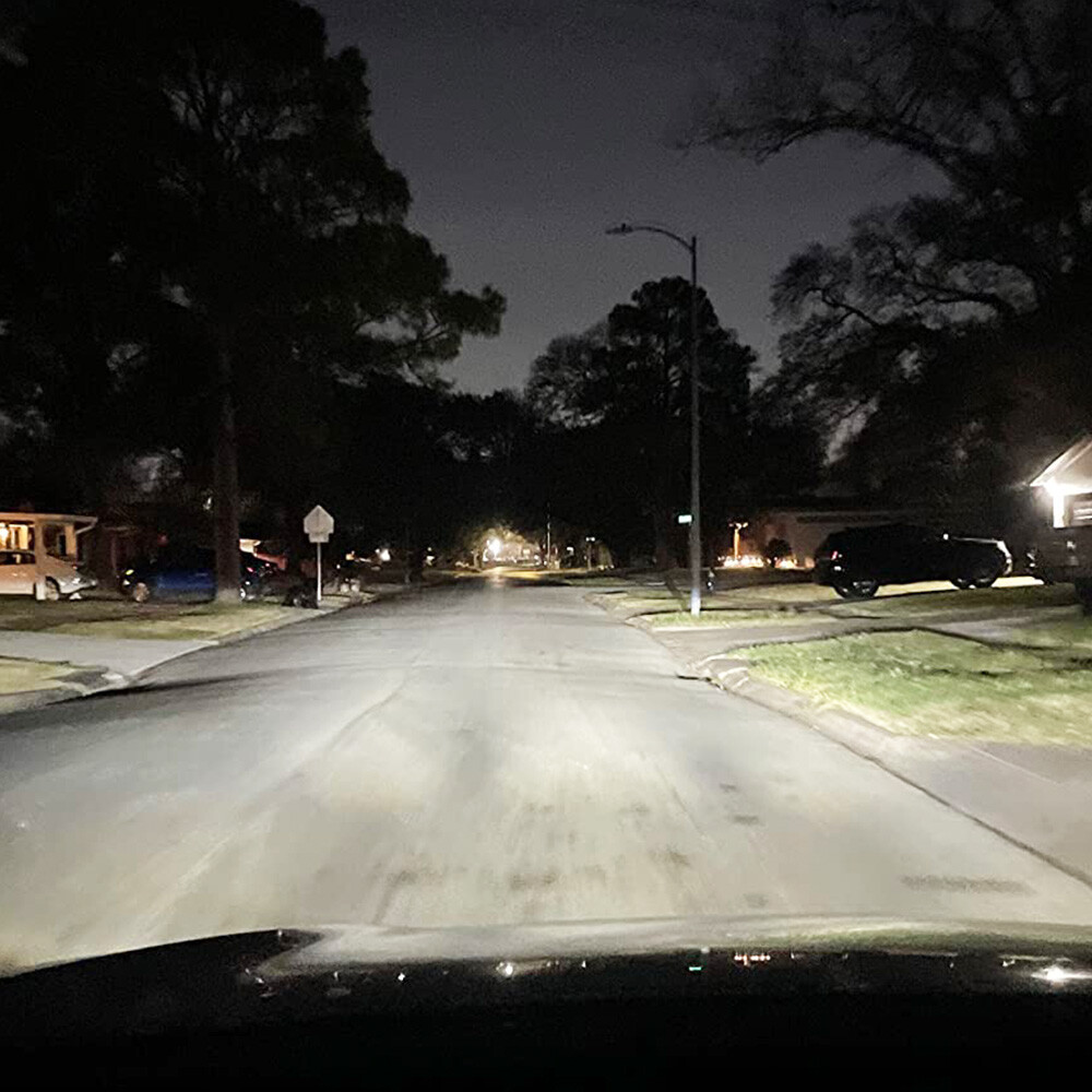 4x AUXITO 9005 H11 LED Combo Headlight Bulbs High Low Beam Kit Extremely White