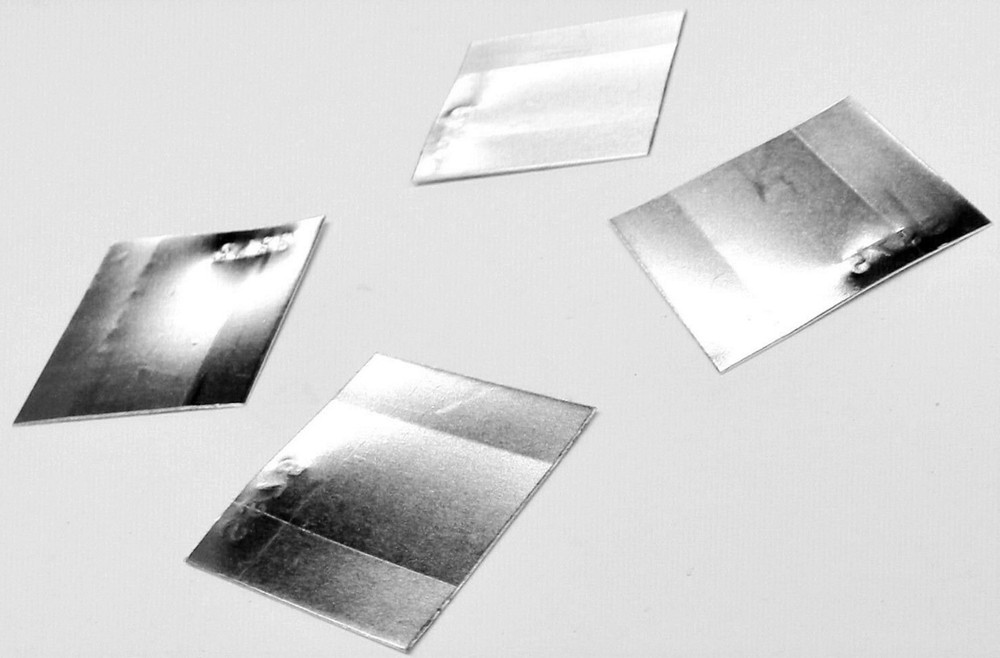 4 Pieces Silver Solder Sheet Assorted Pack 1Dwt @ X-Soft, Easy Soft, Medium Hard