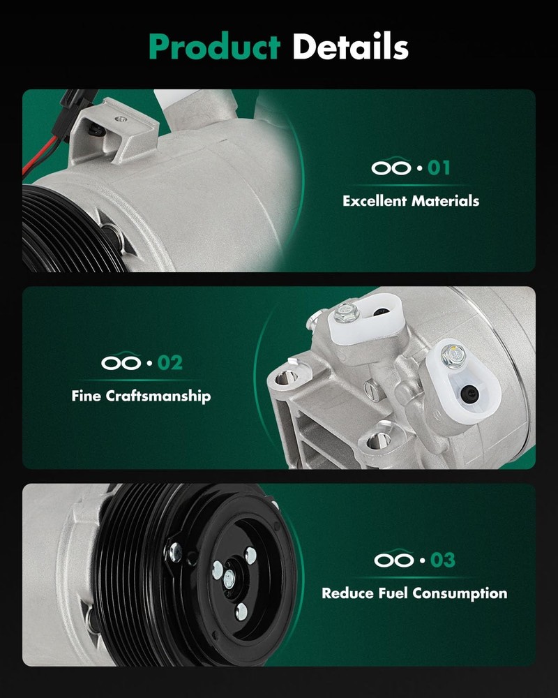 2008 - 2014 年交流压缩机带离合器适用于日产 Maxima