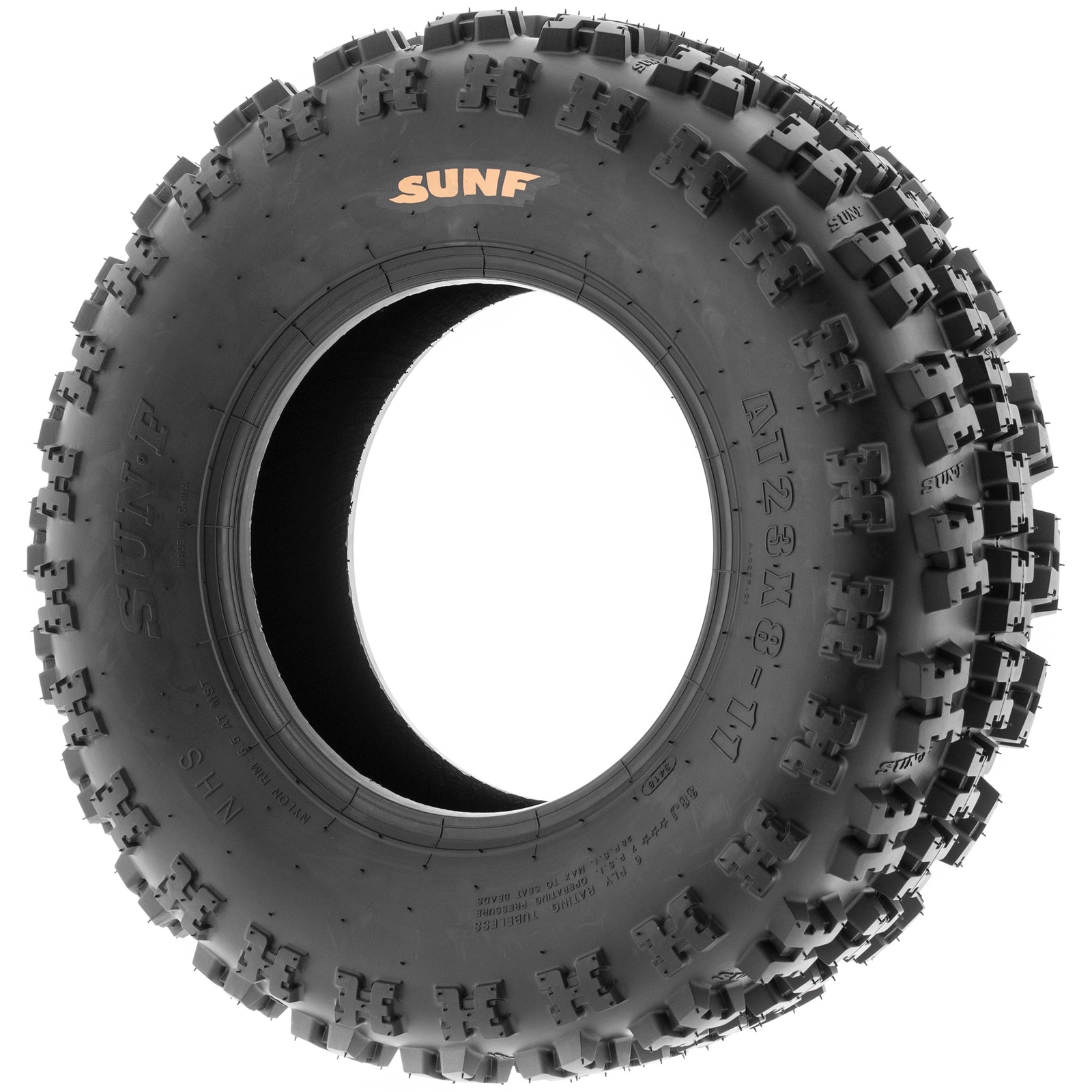 【2】SunF 21x7-10 ATV UTV Tires 21x7x10 Tubeless 6 Ply for 10 Rims - A027