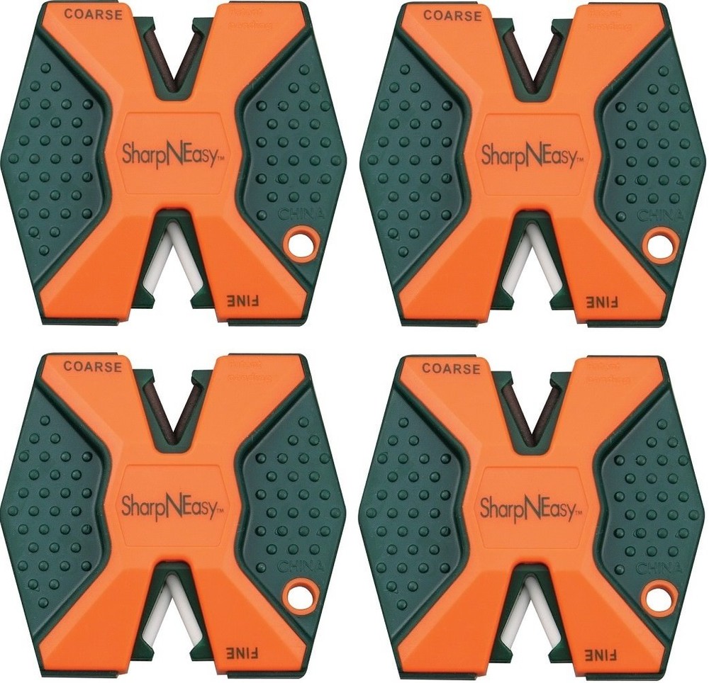 4 PACK AccuSharp SharpNEasy Knife Sharpener Fine and Coarse Ceramic Rods AS335CD