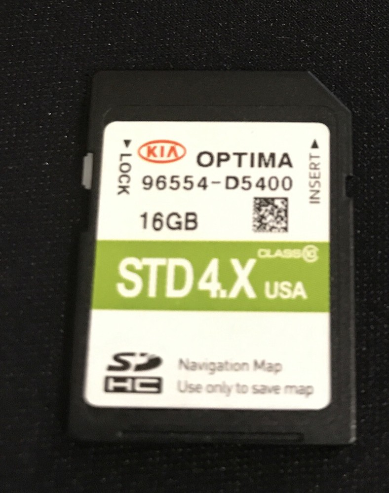 KIA  NAVIGATION SD CARD MAP OEM 2016 2017 OPTIMA  GPS NAVIGATION
