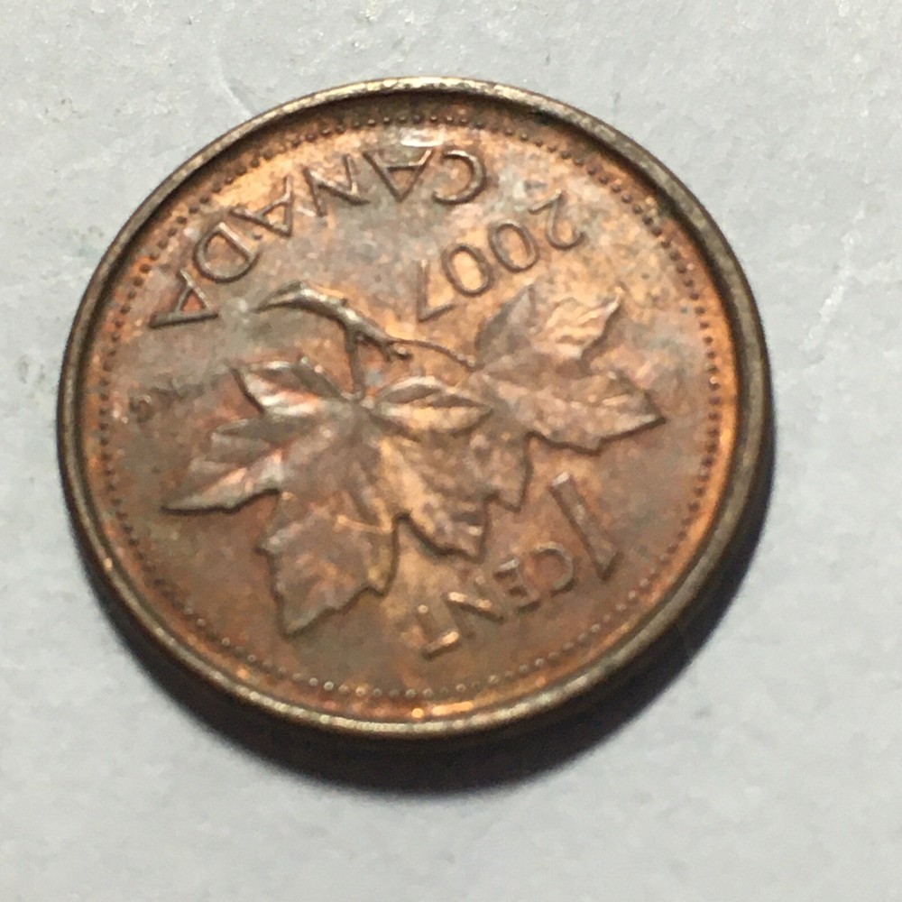 2007 CANADA ONE CENT COIN .