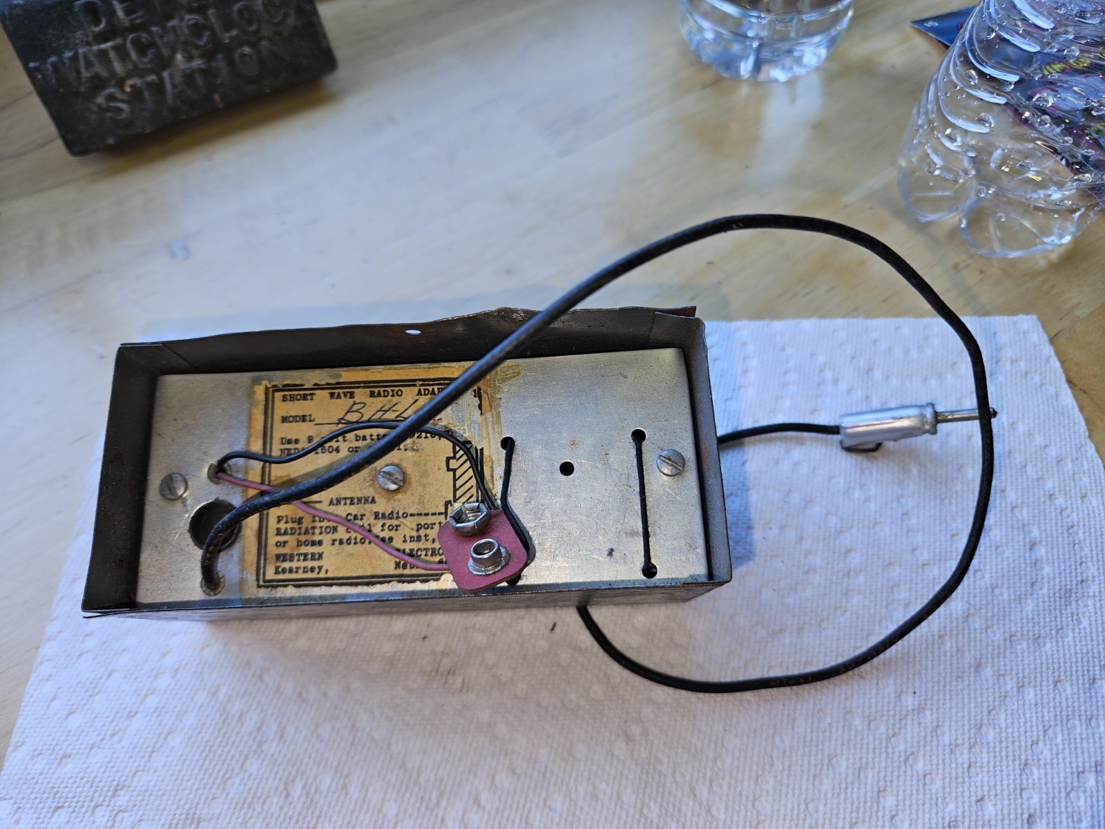 Rare Western Electronics VHF- Police Fire Emergency Short wave radio adapter