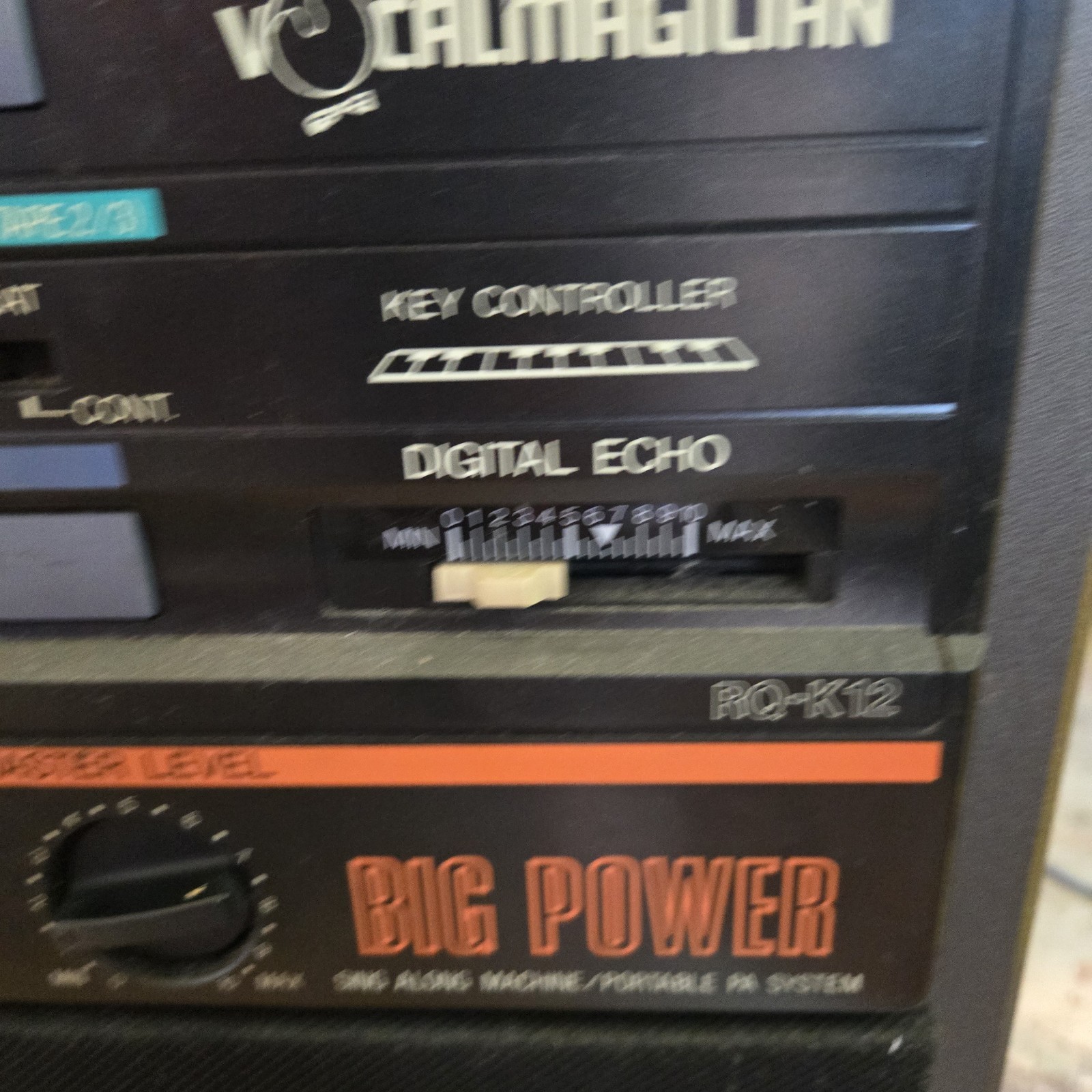 VTG National (Panasonic) RQ-K12 Karaoke Machine Vocal Magician Big Power READ