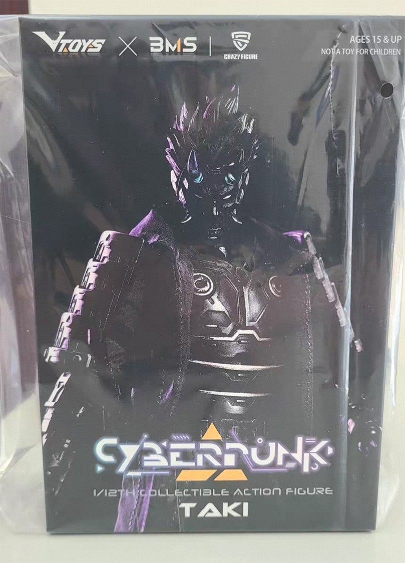 VTOYS X BMS 1/12 VSD010 Cyberpunk Samurai Taki Action Figure Collection Model