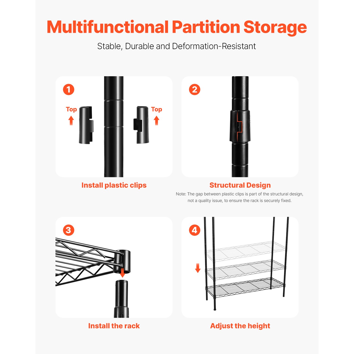 Over Washer and Dryer Storage Shelf Two Row 5 Tiers Washer Rack Black
