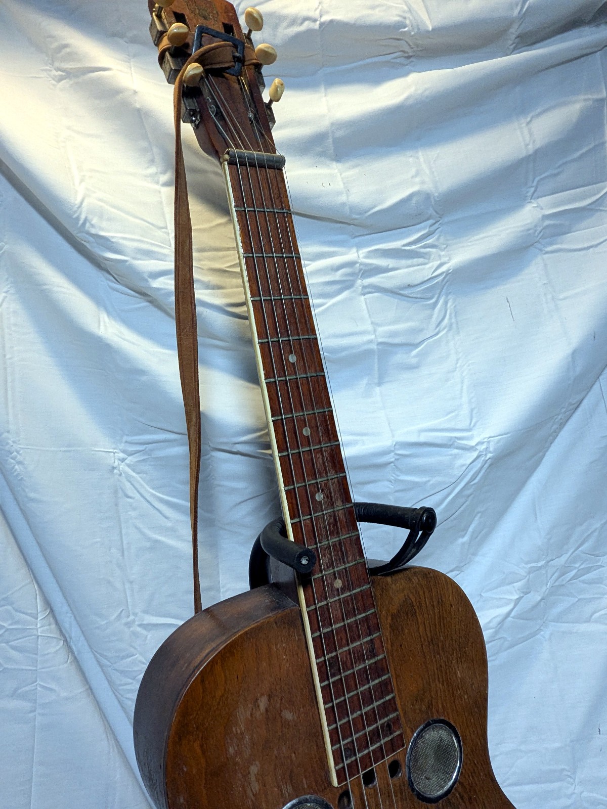 1930's Dobro Model 55 Resonator Round Neck Custom Painted Body and Case