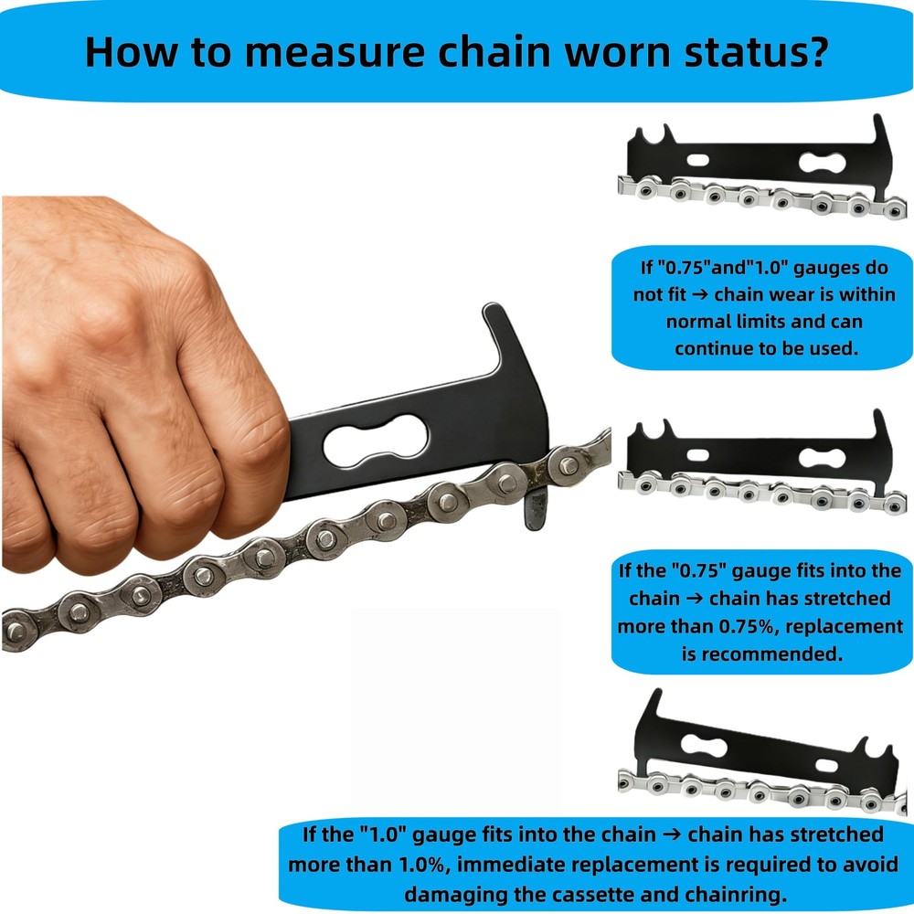 Bicycle Chain Repair Tool Kit With Breaker Multi Function Maintenance Black