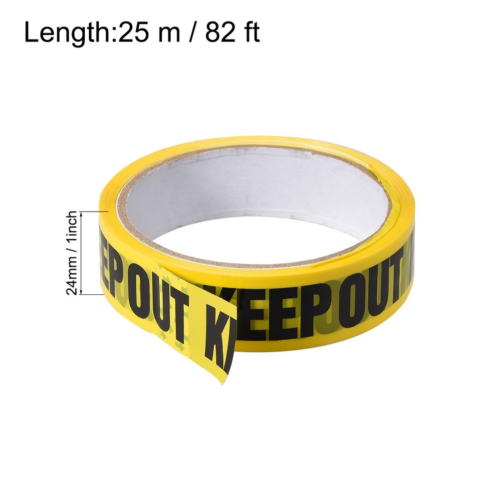 Caution Warning Strips Sticker Tape KEEP OUT Marking,82 Ft x 1in
