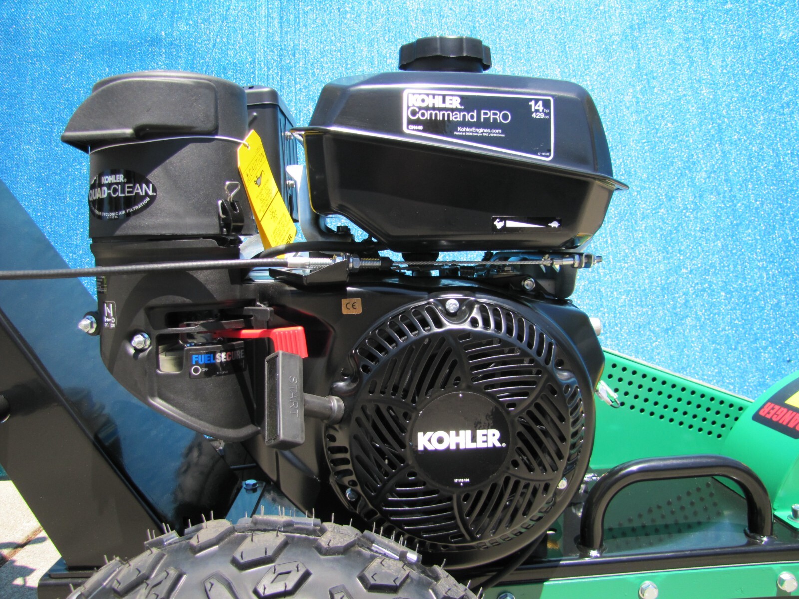 Maximus 14 HP Stump Grinder With Kohler Command Pro 12" Cutting Wheel w/ 9 Teeth