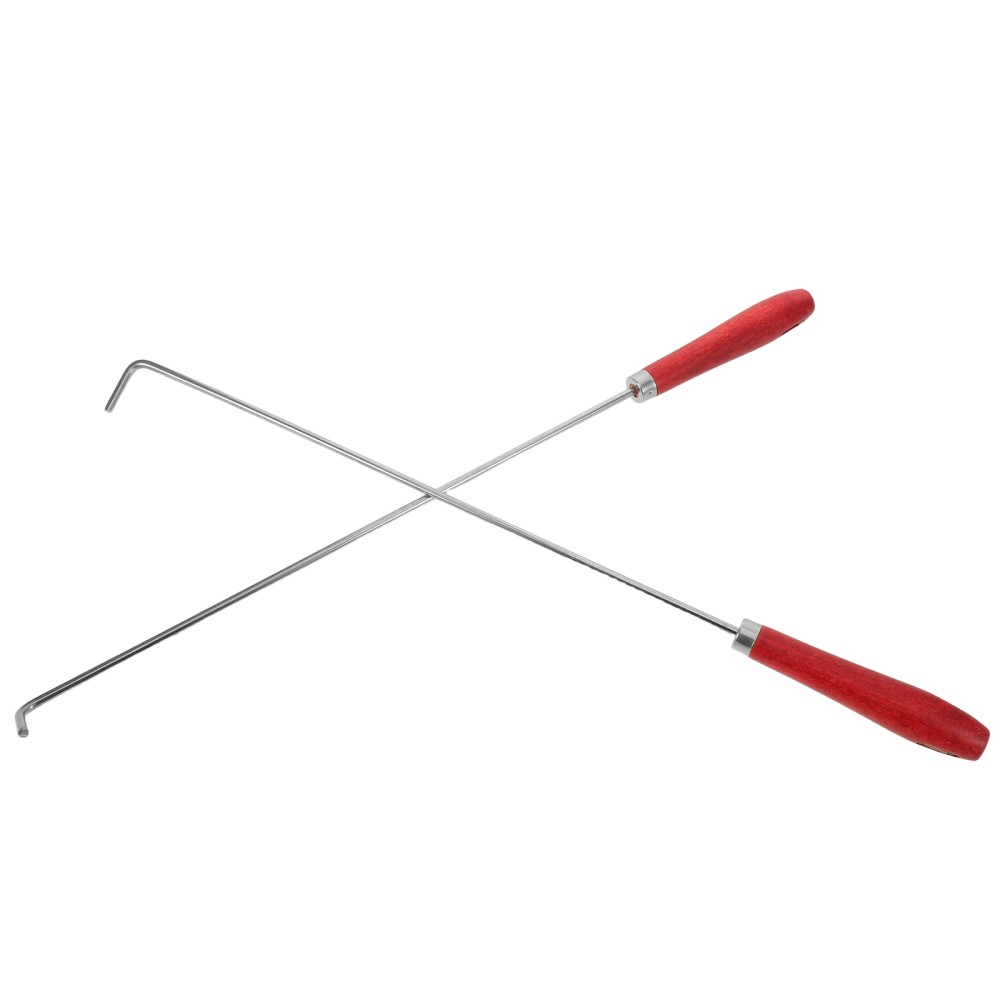 2 Pcs Fire Pit Tools Poker Stick Campfire Accessories Kit Bonfire