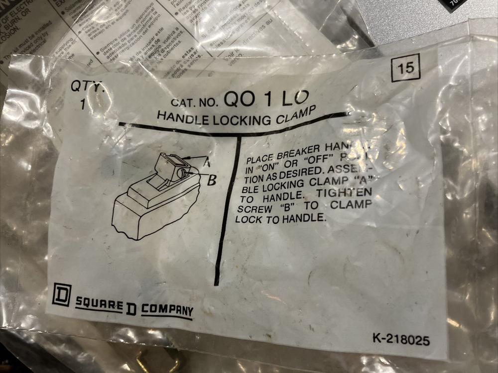 Square D Qo1Lo Sp Lock-Off