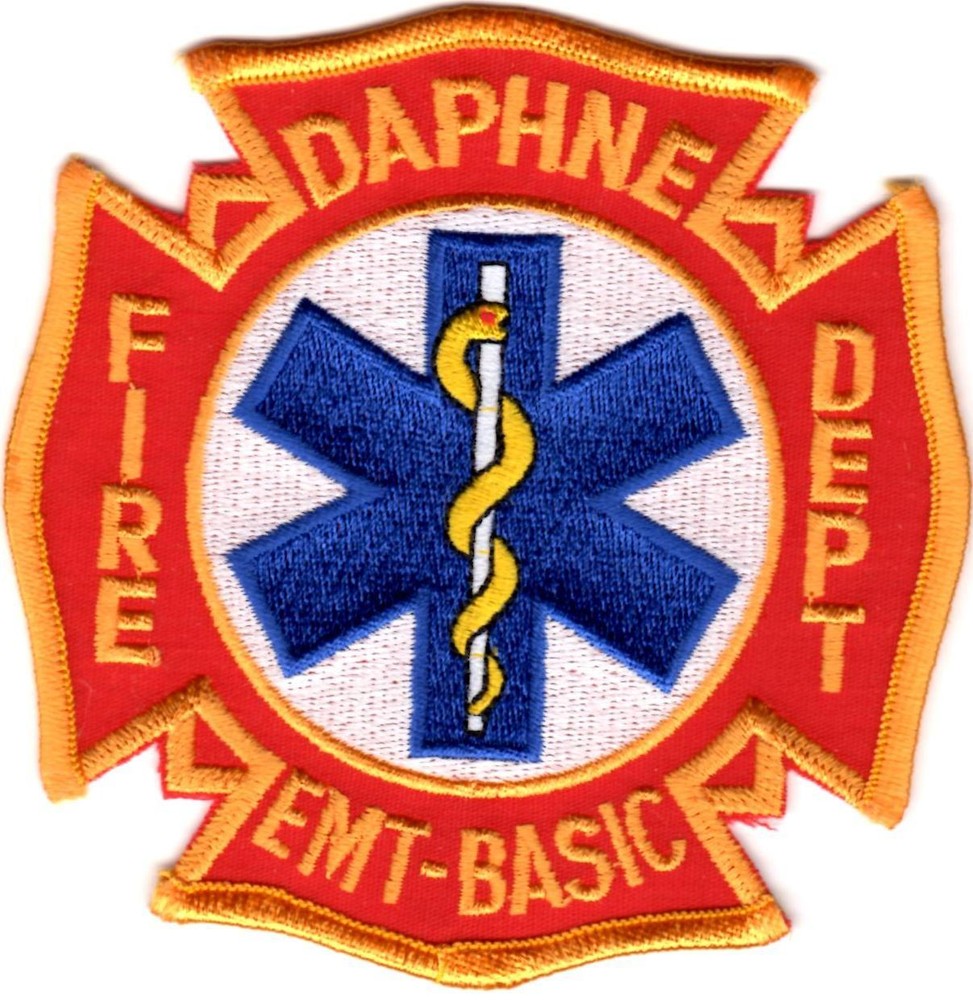 Daphne Fire Department Alabama Firefighter Patch