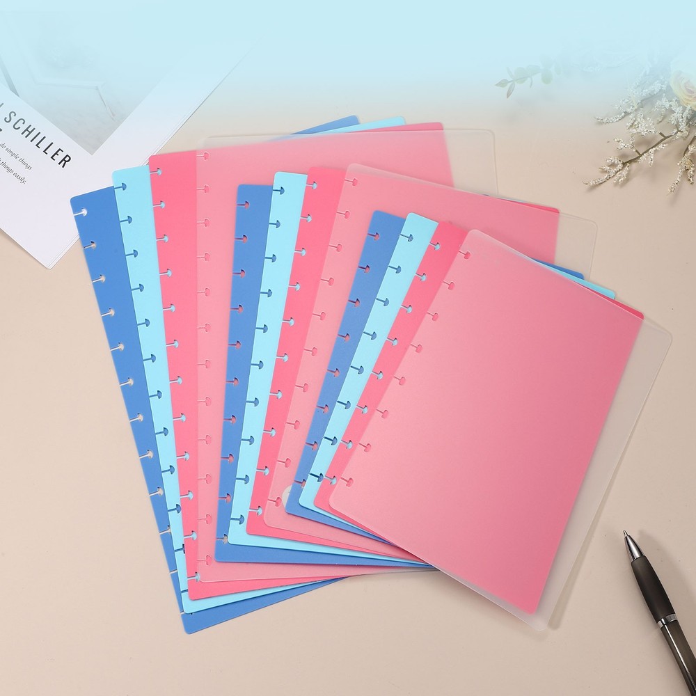 2 Set 11.8 x 8.5" A4 Discbound Notebook Cover, White