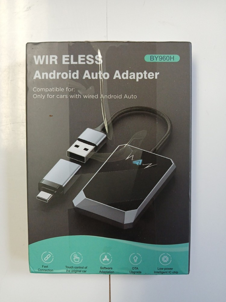 Android Auto Wireless Adapter Instant Connection, Converts Wired to Wireless