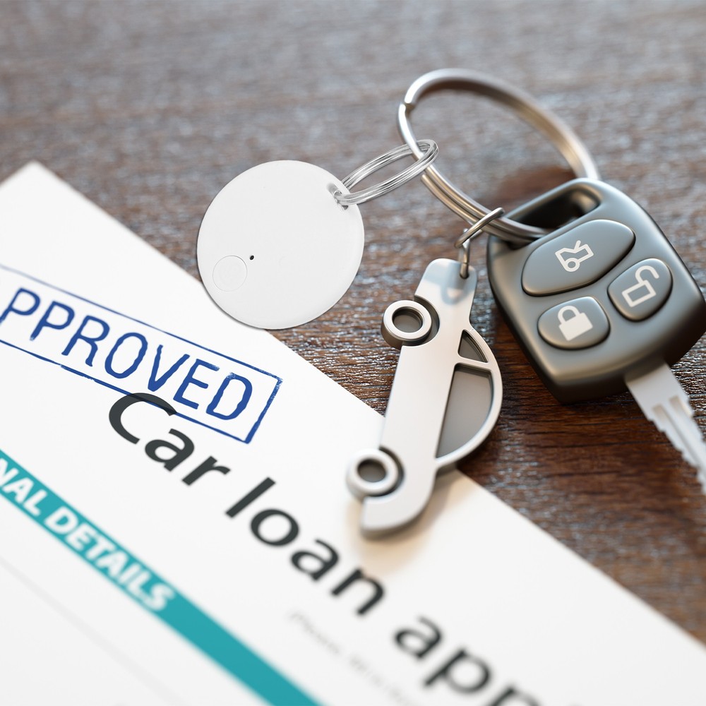 Bluetooth Tracker (for IOS) GPS Tracker Pink Round