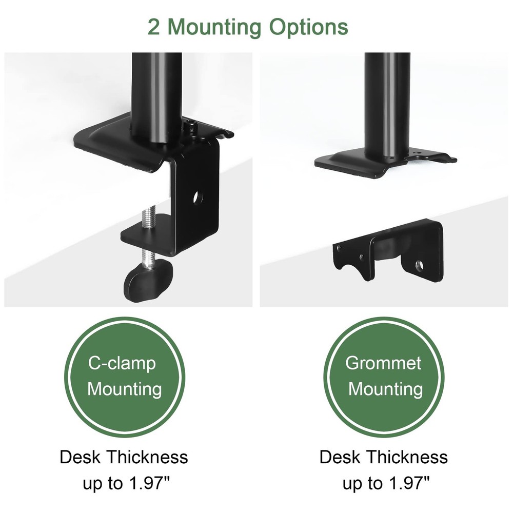 "Monitor & Laptop Mount Fully Adjustable Stand 13""-27"" LCD"