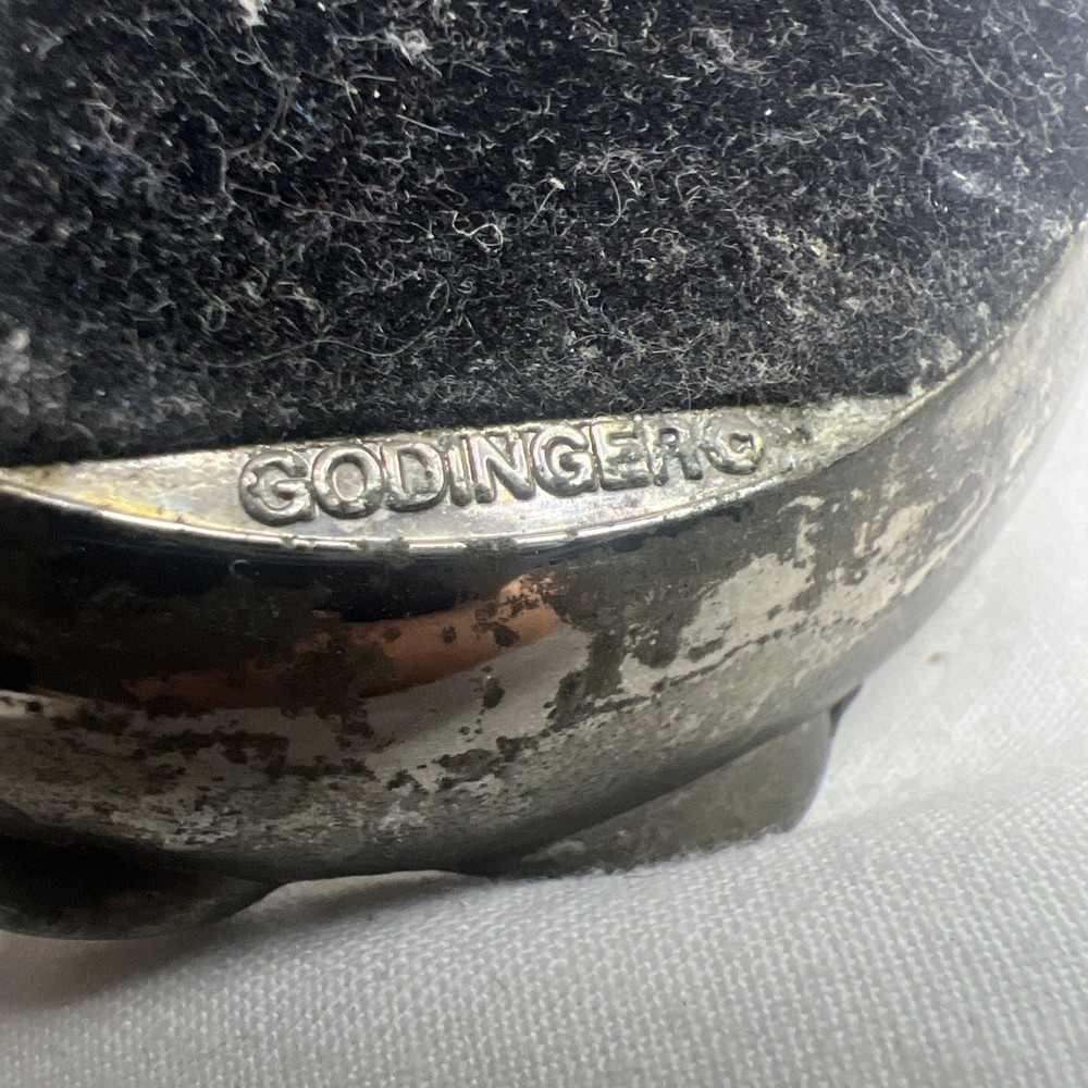 Godinger Ring Holder Dish Vintage Silver Plated Rose Design