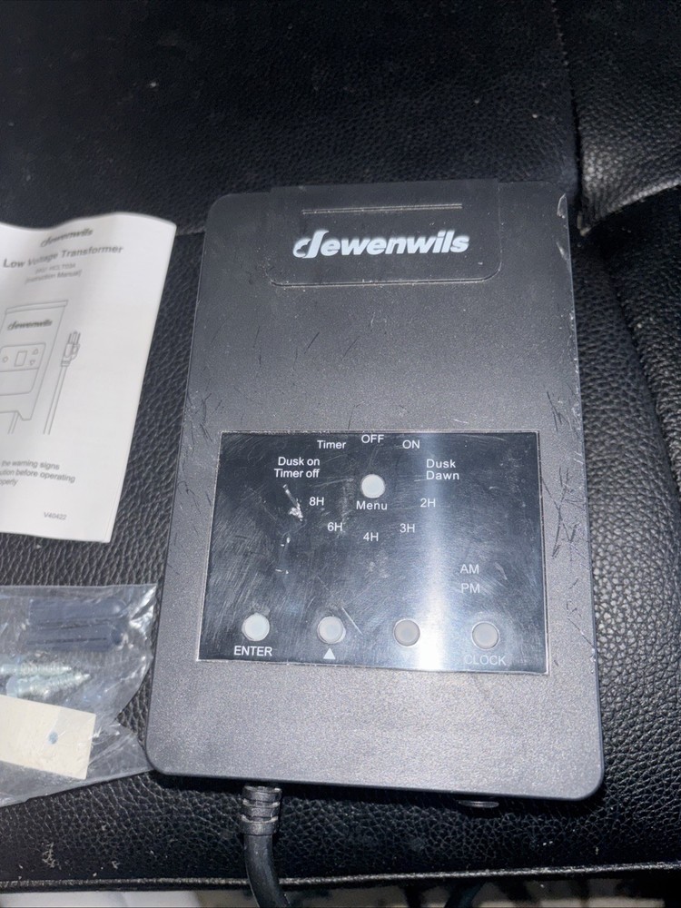DEWENWILS 120W Low Voltage Landscape Transformer Timer Missing Photocell