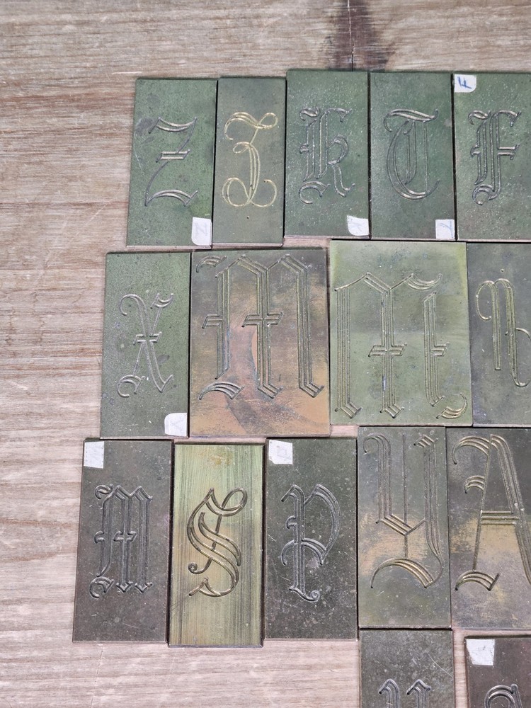 CURSIVE FONTS, NEW HERMES ENGRAVING FONTS LOT